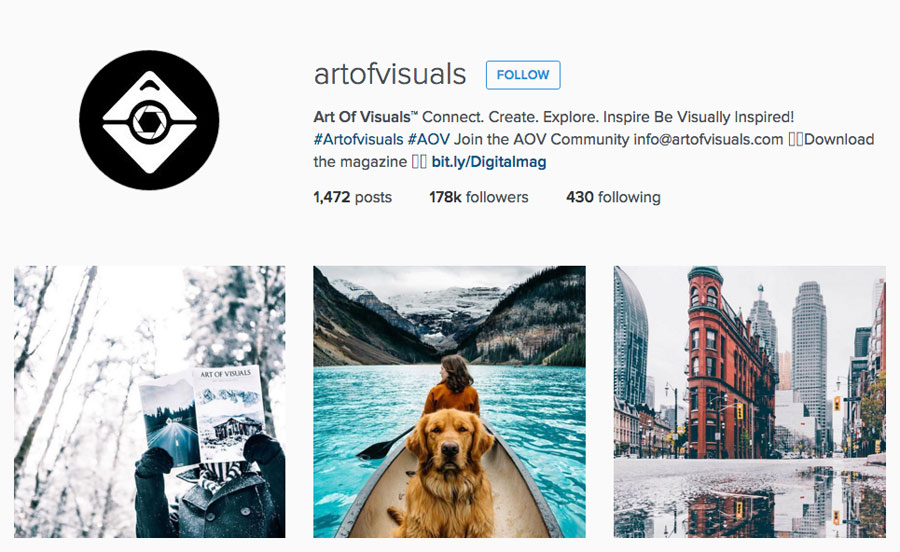 Artofvisuals on instagram