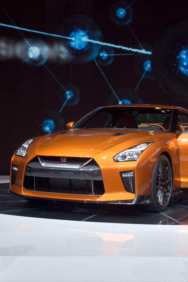2017 Nissan GT-R high performance coupe.