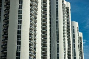 Apartment building in Miami free stock photo
