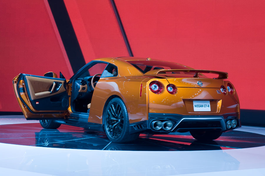 All-New Nissan GT-R at the 2016 NY Int'l Auto Show in New York City.