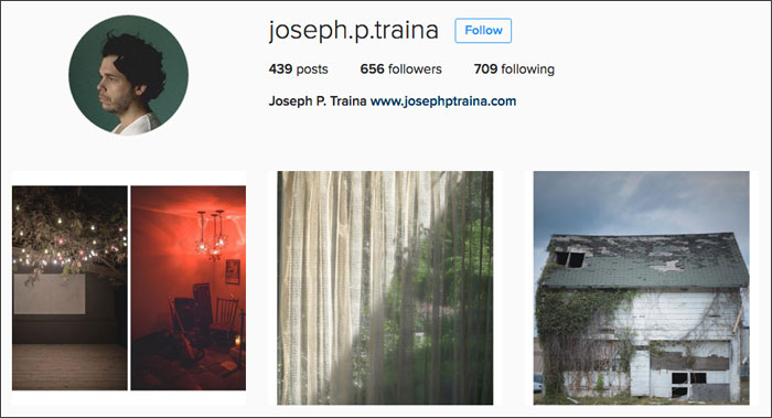 Joseph P. Traina on Instagram.