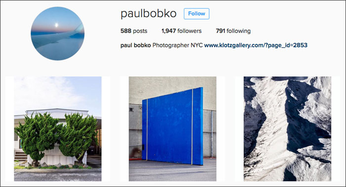 Paul Bobko on Instagram.