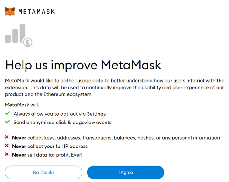 Help improve MetaMask