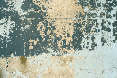 <a class="white" href="https://www.dropbox.com/s/m8ikaalr3zk67vg/painted-wall.jpg?dl=1">Download High-Resolution Photo</a> Old, cracked paint on concrete wall