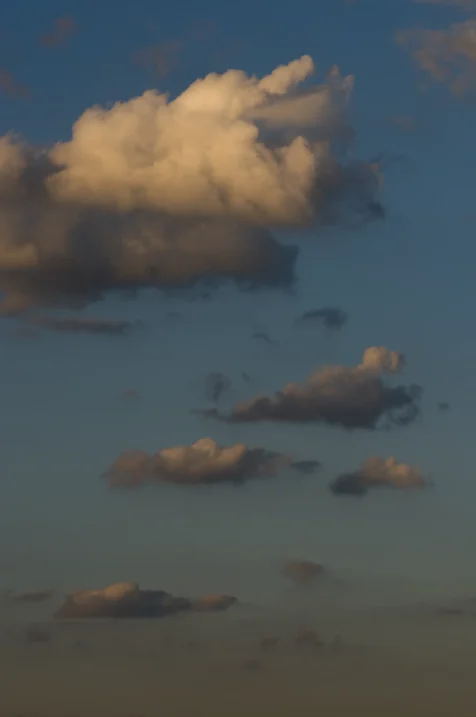 Assorted clouds at dusk in Nyack, New York, 2015.