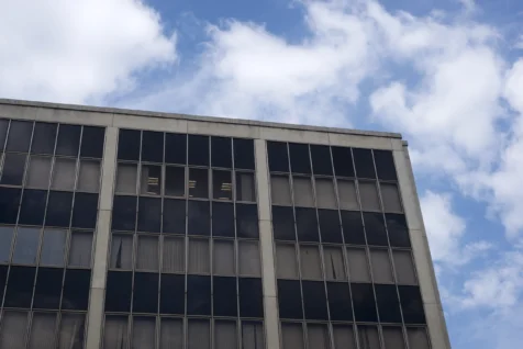 An office building in Poughkeepsie, New York, 2016.