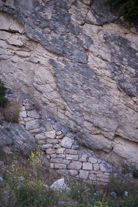 Rocks near the beach in Split, Croatia, 2019.