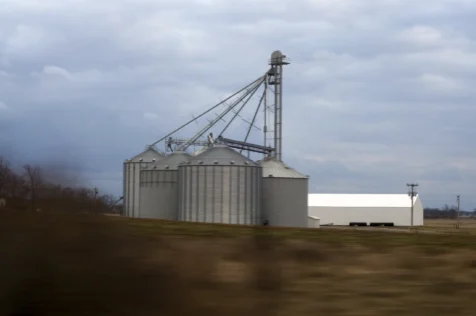 Silos in Indiana, 2016.