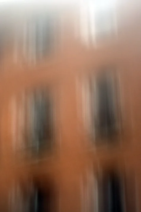 Abstract view of a brick building on 49th Street in Manhattan, 2014.