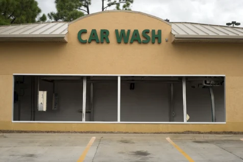 An out of order car wash in Port Saint Lucie, Florida, 2016.