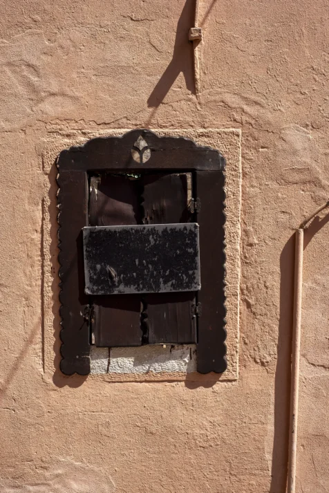 An old window in Old Town, Antalya, Turkey, 2023.