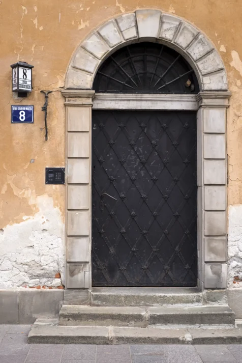 Door #14, Old Town, Warsaw, Poland.