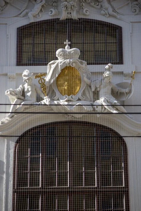 Exquisite building exterior in Vienna, Austria, 2023.