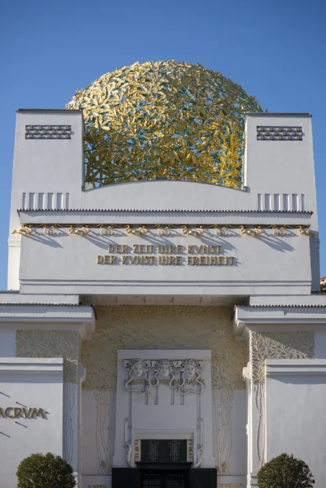 The Secession Art Museum in Vienna, Austria, 2023.